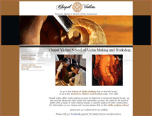 Tablet Screenshot of chapelviolins.com